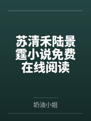 苏清禾陆景霆小说免费在线阅读