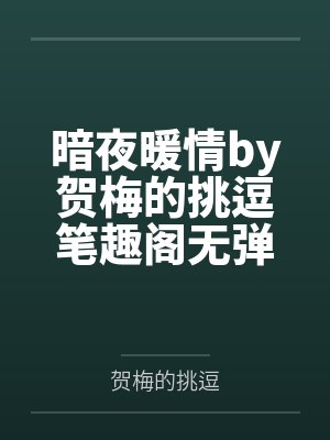 暗夜暖情by贺梅的挑逗笔趣阁无弹窗
