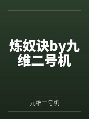 炼奴诀by九维二号机
