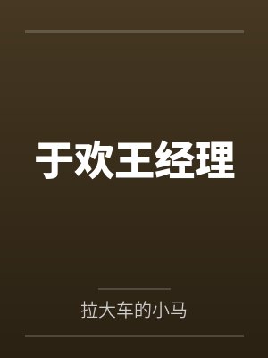 于欢王经理