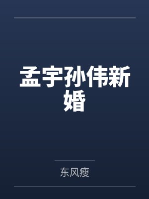 孟宇孙伟新婚