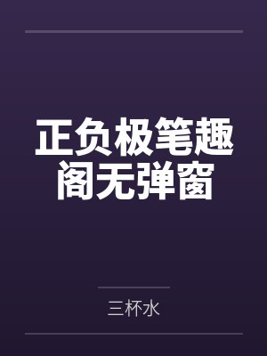 正负极笔趣阁无弹窗