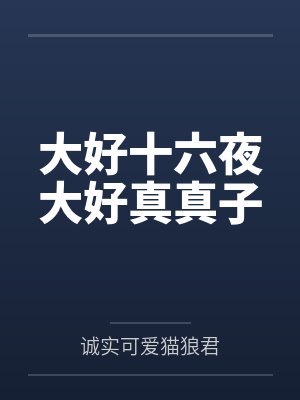 大好十六夜大好真真子