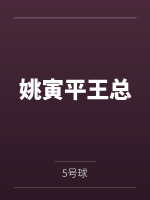 姚寅平王总