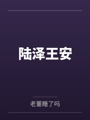 陆泽王安