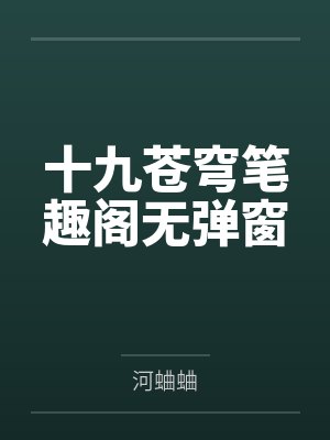 十九苍穹笔趣阁无弹窗