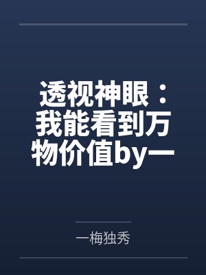 透视神眼：我能看到万物价值by一梅独秀笔趣阁无弹窗