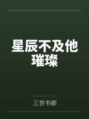 星辰不及他璀璨