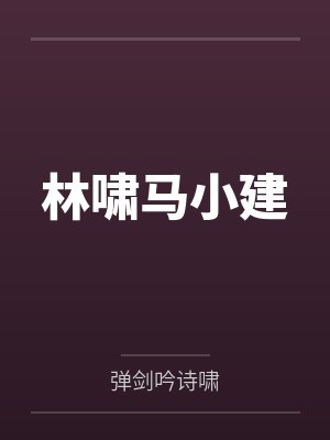 林啸马小建