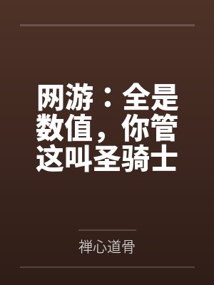 网游：全是数值，你管这叫圣骑士？by禅心道骨