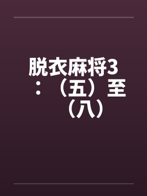 脱衣麻将3:(五)至(八) 脱衣麻将3:(五)至(八)